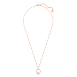 SWAROVSKI CREATIVITY PENDANT, WHITE, ROSE GOLD-TONE PLATED 5202446