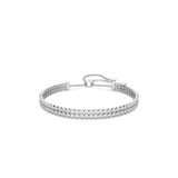 SWAROVSKI SUBTLE BRACELET, ROUND CUT, WHITE, RHODIUM PLATED 5221397