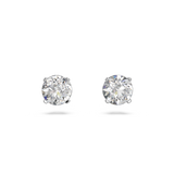 SWAROVSKI ATTRACT STUD EARRINGS, ROUND CUT, WHITE, RHODIUM PLATED 5408436