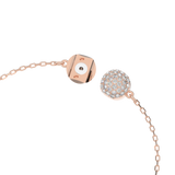 SWAROVSKI DAZZLING SWAN BRACELET, MAGNETIC CLOSURE, SWAN, PINK, ROSE GOLD-TONE PLATED