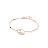 SWAROVSKI SWAROVSKI SPARKLING DANCE BRACELET, ROUND CUT, OVAL SHAPE, WHITE, ROSE GOLD-TONE PLATED 5472382