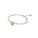 SWAROVSKI SWAROVSKI SPARKLING DANCE BANGLE, ROUND CUT, WHITE, ROSE GOLD-TONE PLATED 5497483