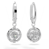 SWAROVSKI SWAROVSKI SPARKLING DANCE DROP EARRINGS, ROUND CUT, WHITE, RHODIUM PLATED 5504652