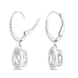 SWAROVSKI SWAROVSKI SPARKLING DANCE DROP EARRINGS, ROUND CUT, WHITE, RHODIUM PLATED 5504652