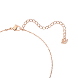SWAROVSKI SWAROVSKI SPARKLING DANCE NECKLACE, CLOVER, PINK, ROSE GOLD-TONE PLATED 5514488