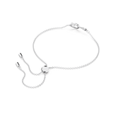 SWAROVSKI SWAROVSKI INFINITY BRACELET, INFINITY AND HEART, WHITE, RHODIUM PLATED 5524421