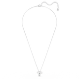 SWAROVSKI ATTRACT PENDANT, MIXED CUTS, CLUSTER, WHITE, RHODIUM PLATED 5571077
