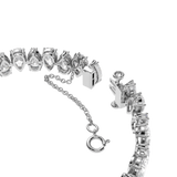 SWAROVSKI MILLENIA BRACELET, PEAR CUT, WHITE, RHODIUM PLATED 5598350