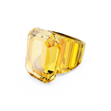 SWAROVSKI LUCENT COCKTAIL RING, OCTAGON CUT, YELLOW