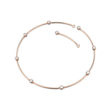 SWAROVSKI CONSTELLA NECKLACE, ROUND CUT, WHITE, ROSE GOLD-TONE PLATED 5609710
