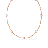 SWAROVSKI CONSTELLA NECKLACE, ROUND CUT, WHITE, ROSE GOLD-TONE PLATED 5609710