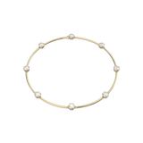 SWAROVSKI CONSTELLA CHOKER, ROUND CUT, WHITE, SHINY GOLD-TONE PLATED 5622720