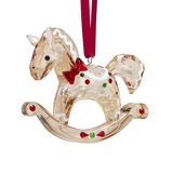Swarovski Holiday Cheers Gingerbread Rocking Horse Ornament 5627608
