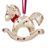 Swarovski Holiday Cheers Gingerbread Rocking Horse Ornament 5627608