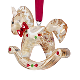 Swarovski Holiday Cheers Gingerbread Rocking Horse Ornament 5627608