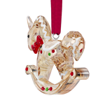 Swarovski Holiday Cheers Gingerbread Rocking Horse Ornament 5627608