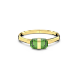 SWAROVSKI LUCENT BANGLE, MAGNETIC CLOSURE, GREEN, GOLD-TONE FINISH