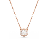 SWAROVSKI CONSTELLA PENDANT, ROUND CUT, PAVÉ, WHITE, ROSE GOLD-TONE PLATED 5636272