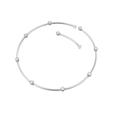 SWAROVSKI CONSTELLA NECKLACE, ROUND CUT, WHITE, RHODIUM PLATED 5638699