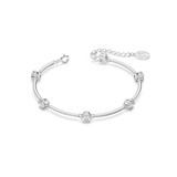 SWAROVSKI CONSTELLA BANGLE, ROUND CUT, WHITE, RHODIUM PLATED 5641680