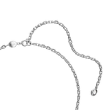 SWAROVSKI SWAROVSKI ICONIC SWAN NECKLACE, SWAN, LONG, WHITE, RHODIUM PLATED 5647546
