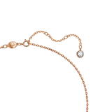 SWAROVSKI SWAROVSKI ICONIC SWAN PENDANT, SWAN, MEDIUM, PINK, ROSE GOLD-TONE PLATED 5647552