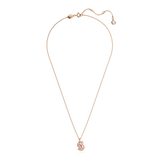SWAROVSKI SWAROVSKI ICONIC SWAN PENDANT, SWAN, SMALL, WHITE, ROSE GOLD-TONE PLATED 5647555