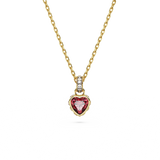SWAROVSKI STILLA PENDANT, HEART, RED, GOLD-TONE PLATED 5648750