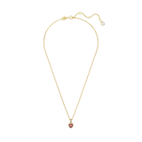SWAROVSKI STILLA PENDANT, HEART, RED, GOLD-TONE PLATED 5648750