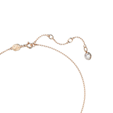 SWAROVSKI SWAROVSKI ICONIC SWAN PENDANT, SWAN, MEDIUM, GREEN, ROSE GOLD-TONE PLATED 5650067
