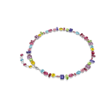 Swarovski Gema necklace, Mixed cuts, Multicolored, Rhodium plated 5656397