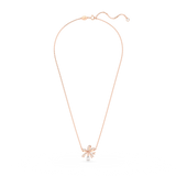 SWAROVSKI VOLTA NECKLACE, BOW, SMALL, WHITE, ROSE GOLD-TONE PLATED 5656741