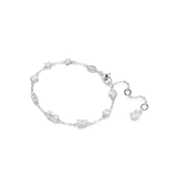 Swarovski Mesmera bracelet, Mixed cuts, Scattered design, White, Rhodium plated 5661530