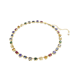 SWAROVSKI STILLA NECKLACE, MIXED CUTS, MULTICOLORED, GOLD-TONE PLATED 5662915