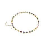 SWAROVSKI STILLA NECKLACE, MIXED CUTS, MULTICOLORED, GOLD-TONE PLATED 5662915
