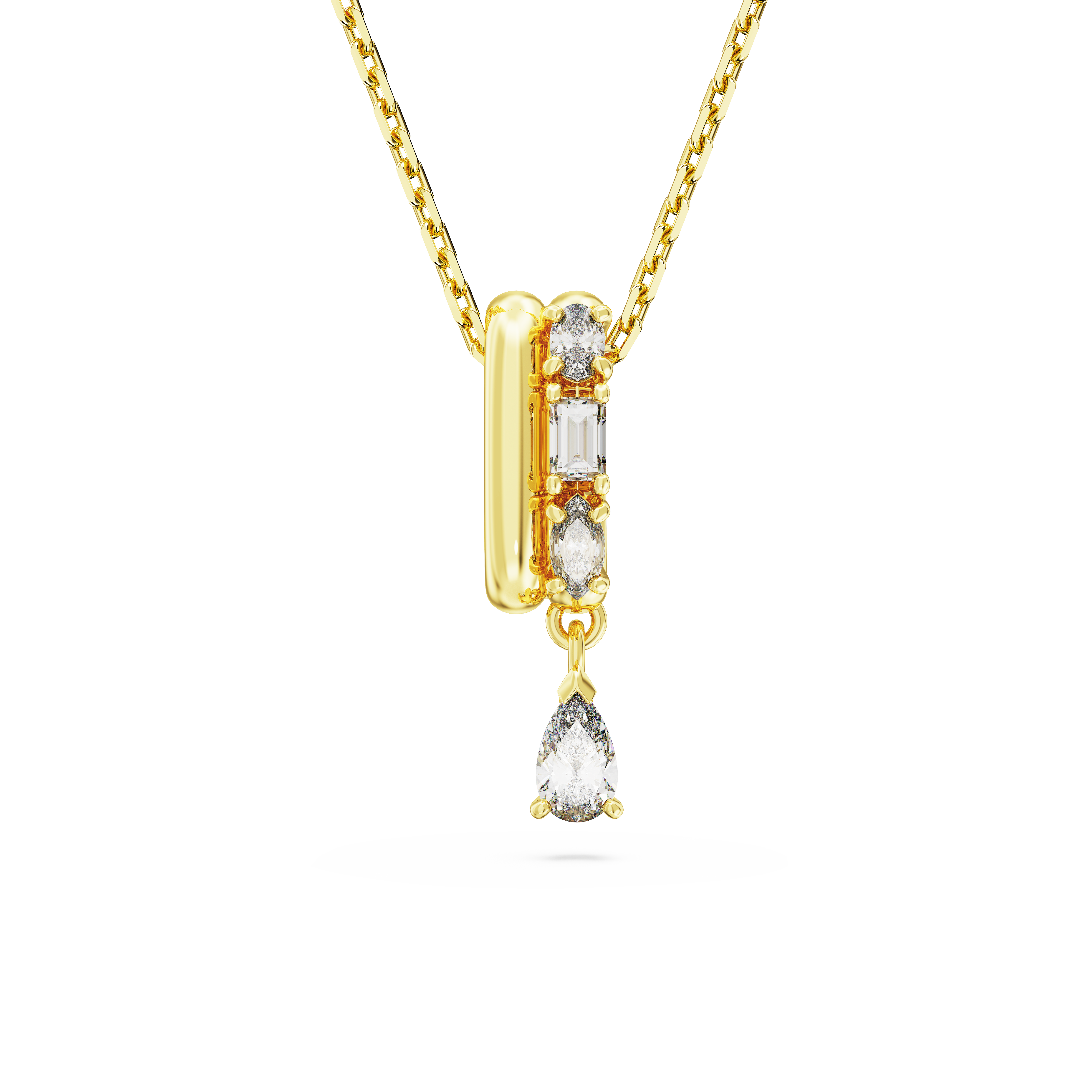 Idyllia SCS pendant, Starfish, Blue, Gold-tone plated