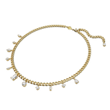 SWAROVSKI DEXTERA NECKLACE, MIXED CUTS, WHITE, GOLD-TONE PLATED 5663338