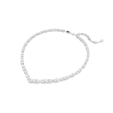 Swarovski Mesmera necklace, Mixed cuts, White, Rhodium plated 5665242