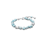 SWAROVSKI GEMA BRACELET, MIXED CUTS, BLUE, RHODIUM PLATED 5666018
