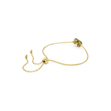 Swarovski Idyllia bracelet, Mixed cuts, Clover, Green, Gold-tone plated 5666585