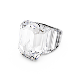 SWAROVSKI LUCENT COCKTAIL RING, OCTAGON CUT, WHITE