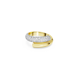 SWAROVSKI DEXTERA COCKTAIL RING, WHITE, GOLD-TONE PLATED