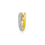 SWAROVSKI DEXTERA COCKTAIL RING, WHITE, GOLD-TONE PLATED