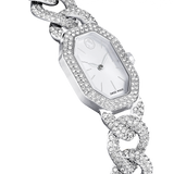 Swarovski Dextera chain watch, Swiss Made, Crystal bracelet, Silver tone, Stainless Steel 5668899