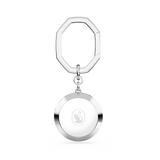 Swarovski Key ring, Round cut, White, Rhodium plated 5669119