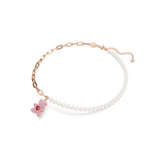 SWAROVSKI TEDDY PENDANT, BEAR, PINK, ROSE GOLD-TONE PLATED 5669166
