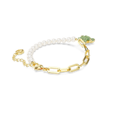 SWAROVSKI TEDDY BRACELET, BEAR, GREEN, GOLD-TONE PLATED 5669167