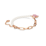 SWAROVSKI TEDDY BRACELET, BEAR, PINK, ROSE GOLD-TONE PLATED 5669169