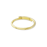 SWAROVSKI DEXTERA BANGLE, MAGNETIC CLOSURE, WHITE, GOLD-TONE PLATED