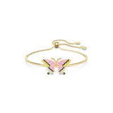 SWAROVSKI IDYLLIA BRACELET, BUTTERFLY, MULTICOLORED, GOLD-TONE PLATED 5670053